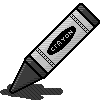 Crayon black